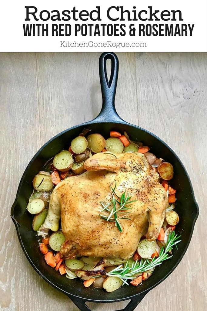 Roasted Chicken with Red Potatoes and Rosemary