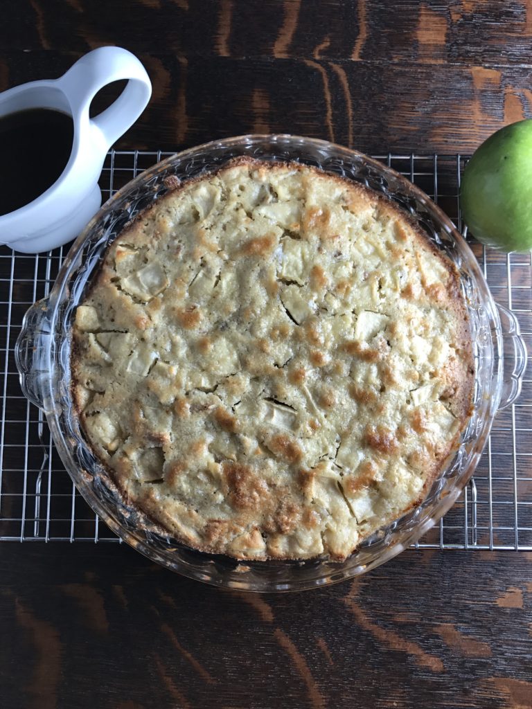 dairy-free caramel apple cake