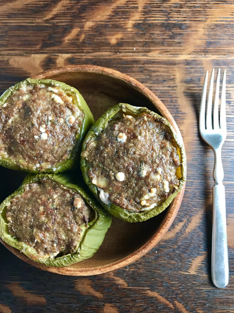 meat stuffed bell peppers