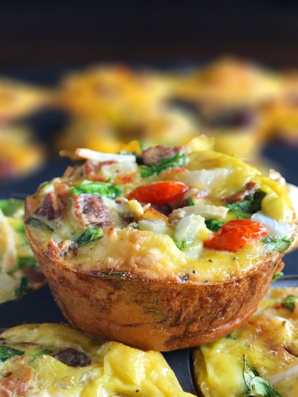 Egg and vegetable muffin recipe