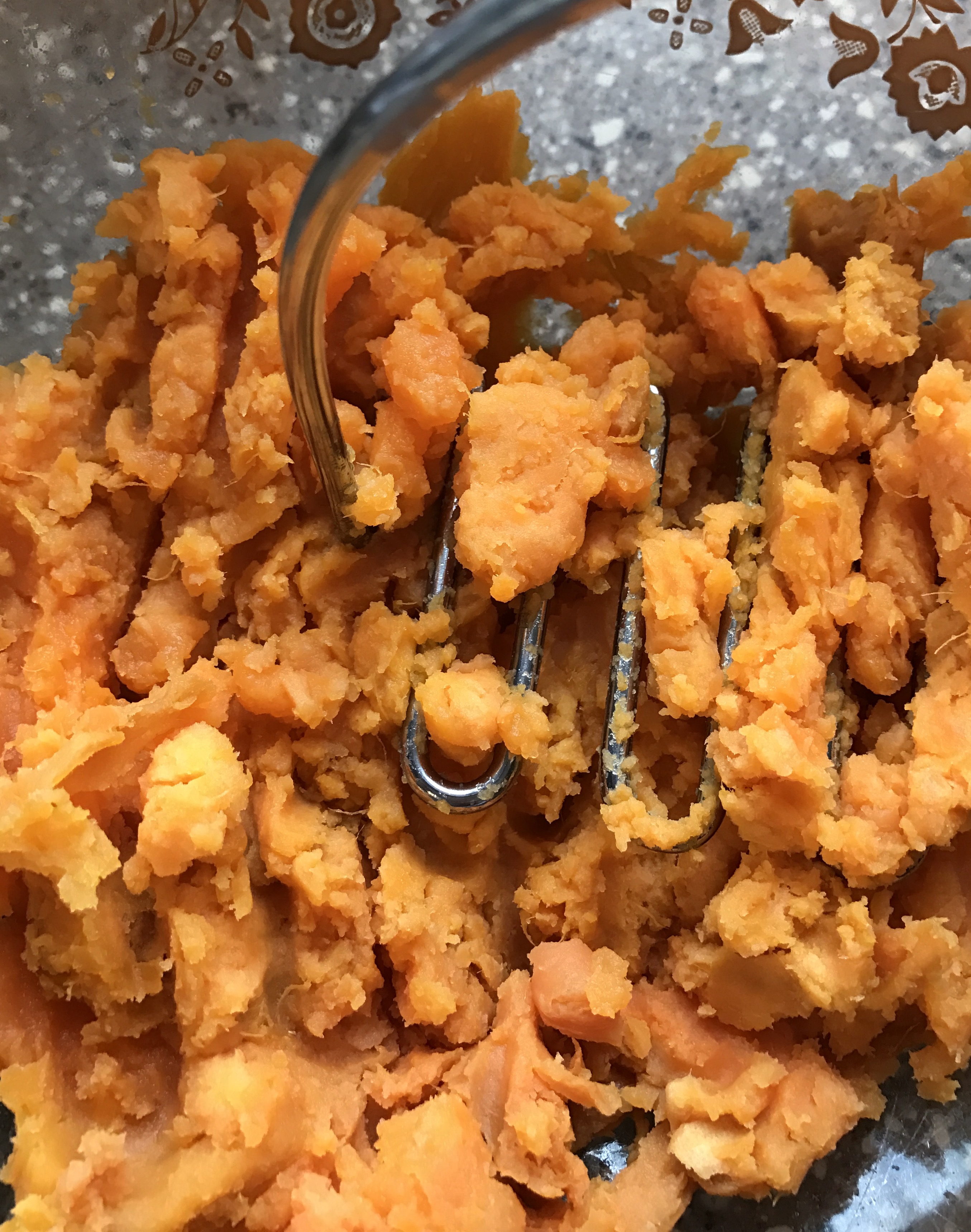 mashing sweet potatoes Kitchen Gone Rogue