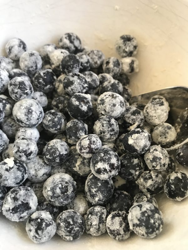 dairy-free banana nut blueberry muffin