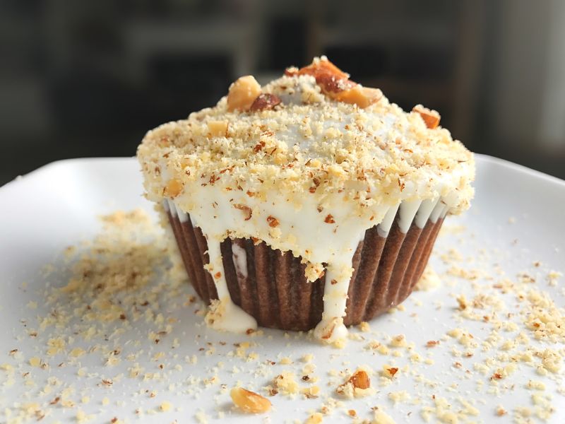 almond joy inspired dairy-free cupcakes