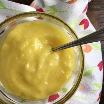 Dairy-Free Homemade Lemon Curd