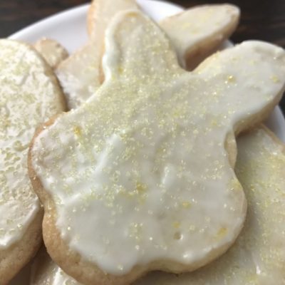 Lemon Shortbread Sugar Cookies