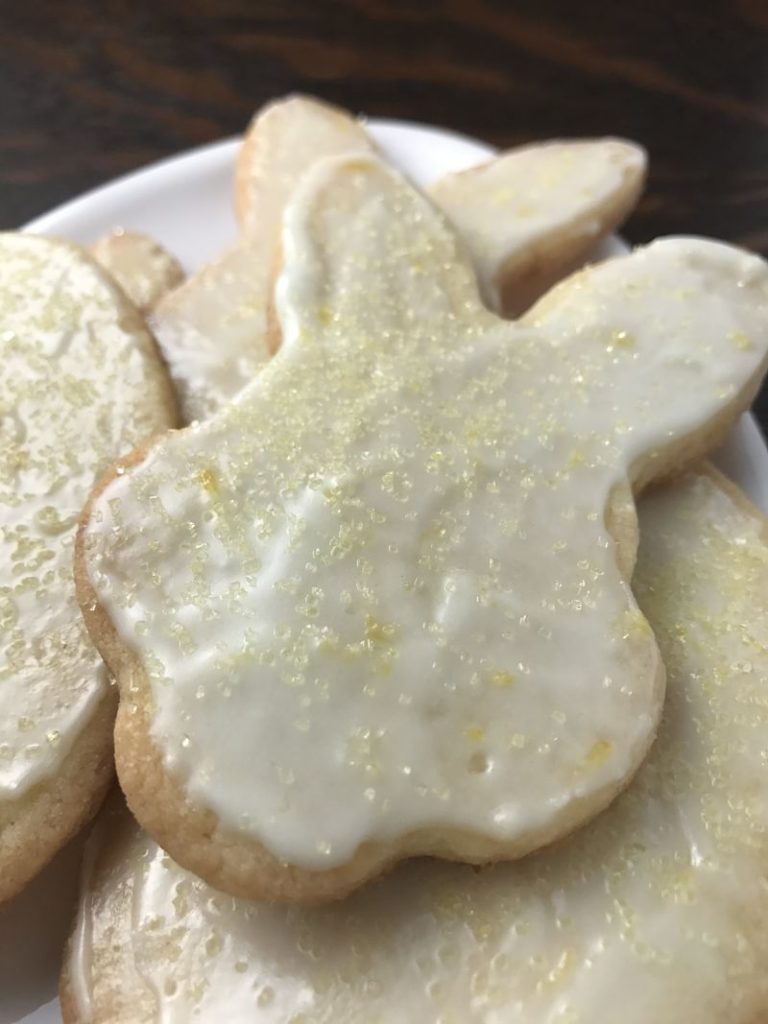 lemon shortbread sugar cookies