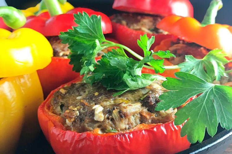 Bison Stuffed Bell Peppers