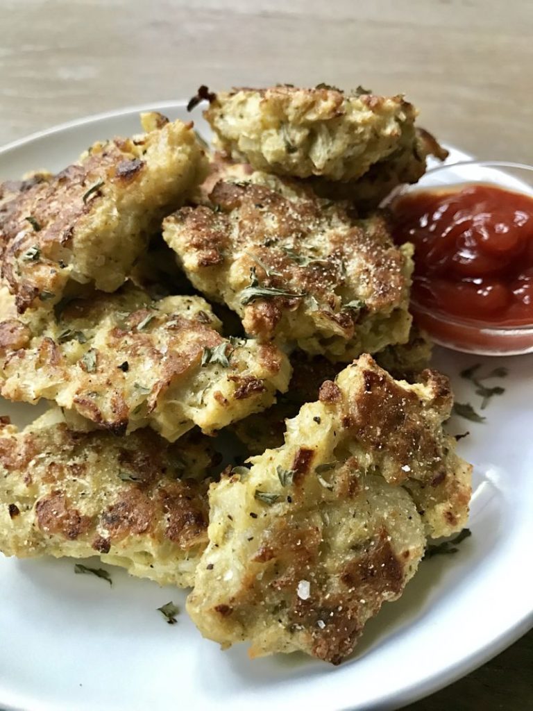 gluten-free cauliflower tots