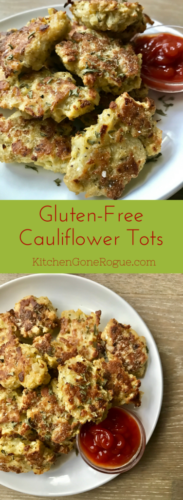 gluten-free cauliflower tots