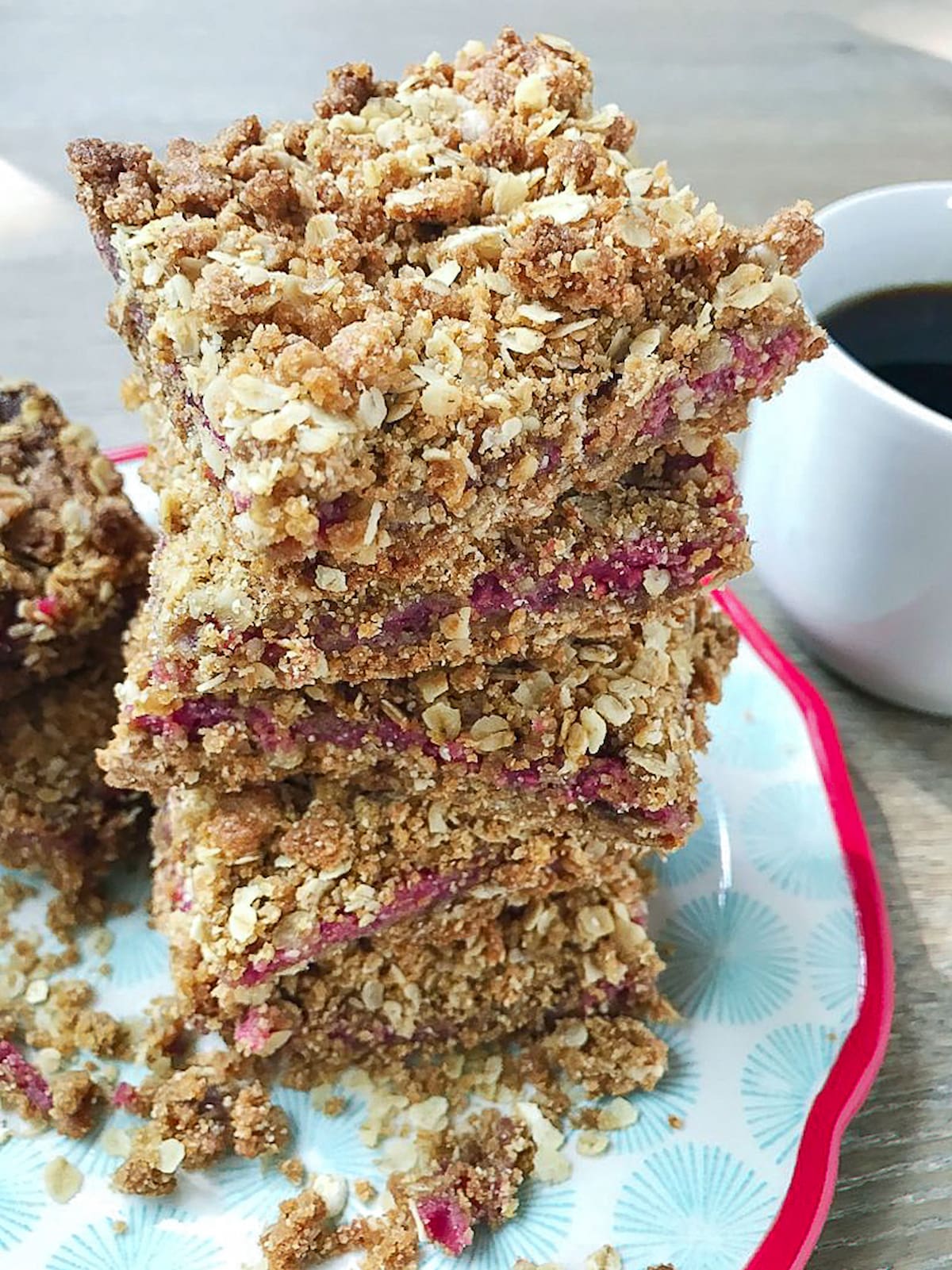 Gluten Free Raspberry Bars (dairy & egg-free!)