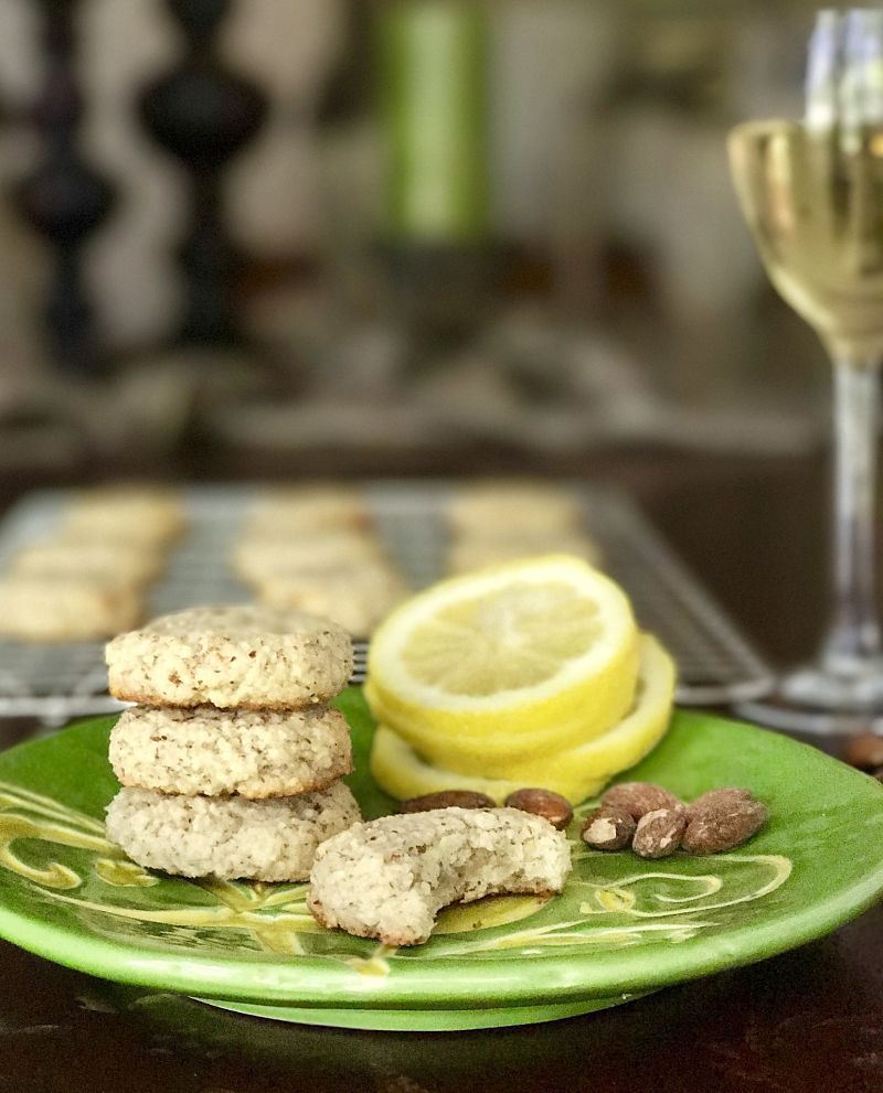 Lemon almond wine cookies dairy free gluten free kitchen gone rogue