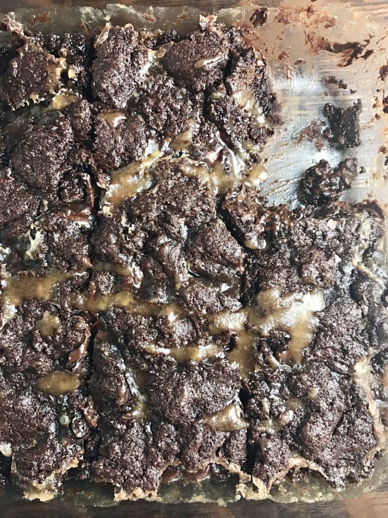 Dairy-Free Caramel Chocolate Brownies