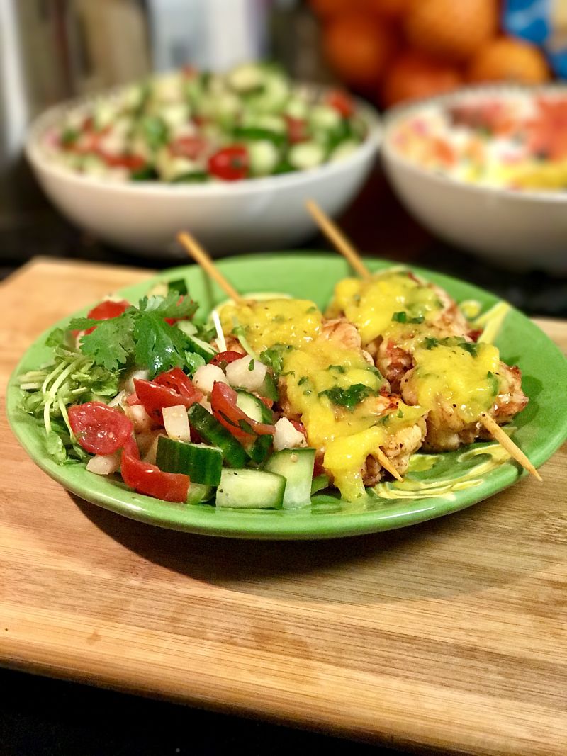 Spicy Cucumber Tomato and Water Chestnut Salad Kitchen Gone Rogue