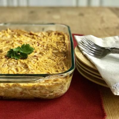 Dairy-Free Gluten-Free King Ranch Chicken Casserole