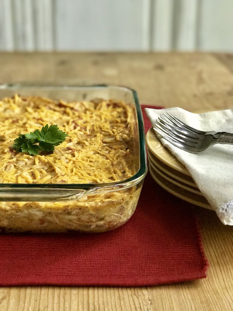 Dairy-Free Gluten-Free King Ranch Chicken Casserole