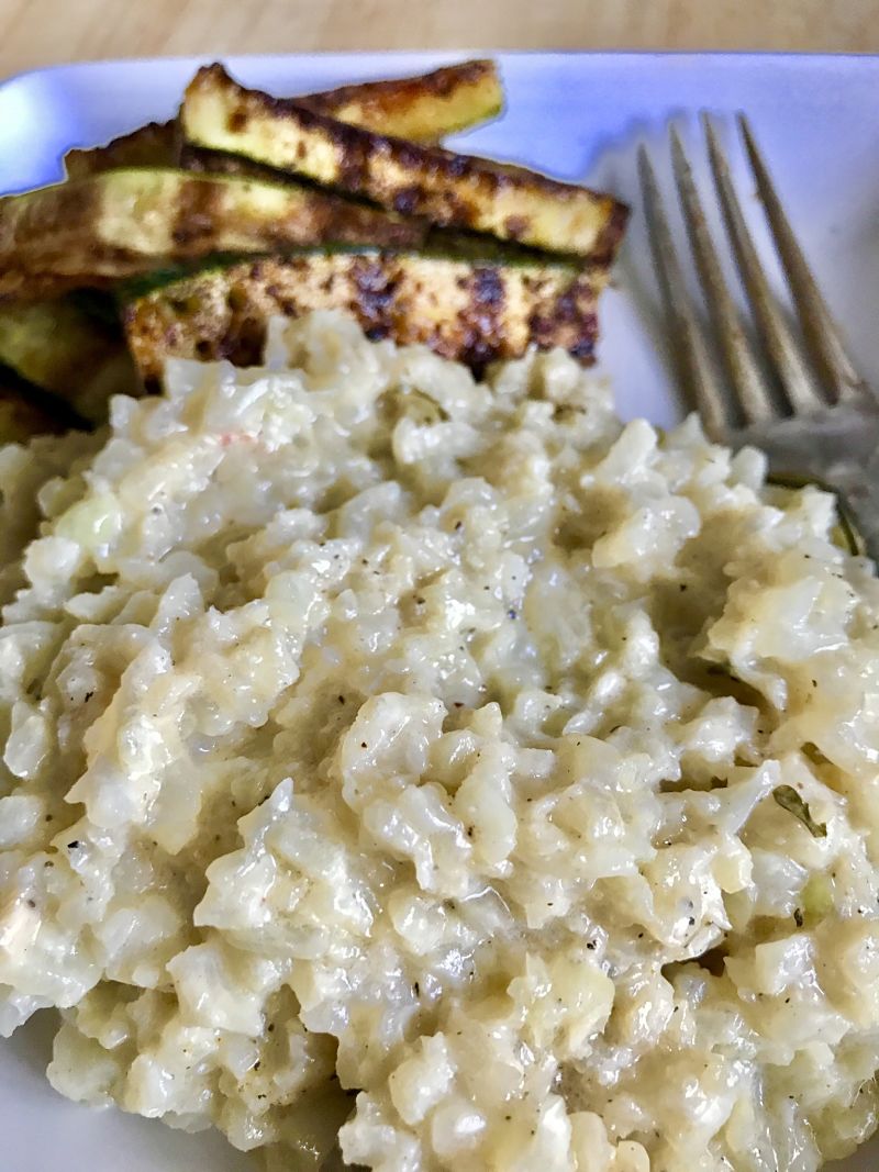 Easy Creamy DairyFree Cauliflower Rice Kitchen Gone Rogue