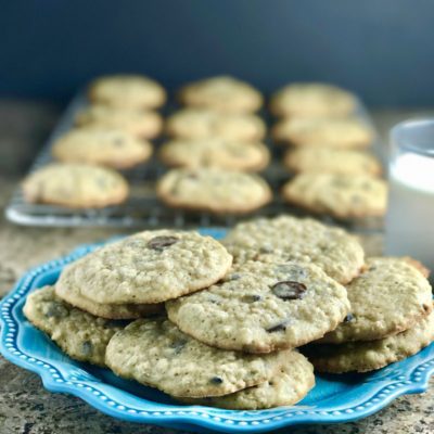 Banana Oatmeal Chocolate Chip Cookies