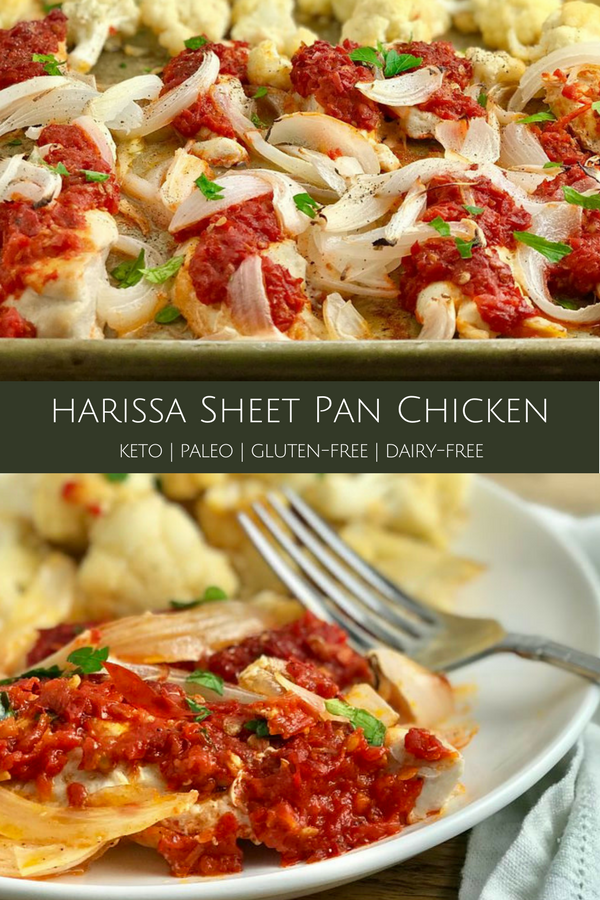 Sheet Pan Harissa and Cauliflower