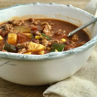 Vegetable Turkey Chili