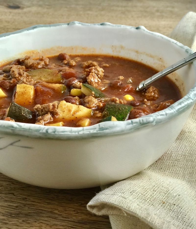 Vegetable Turkey Chili