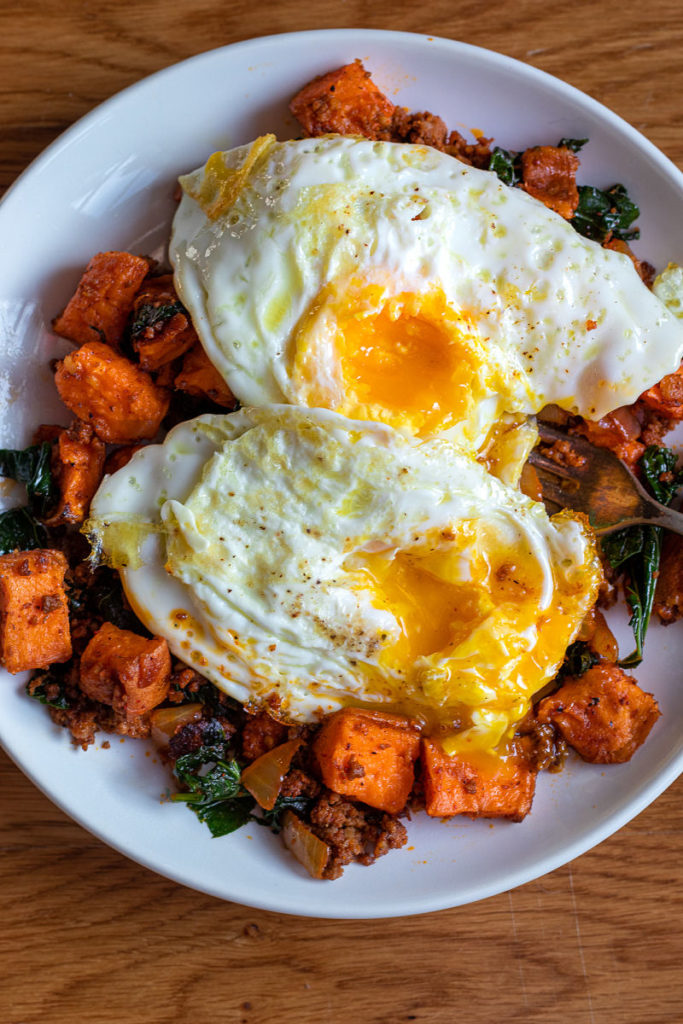 Chorizo Sweet Potato Kale Hash Kitchen Gone Rogue