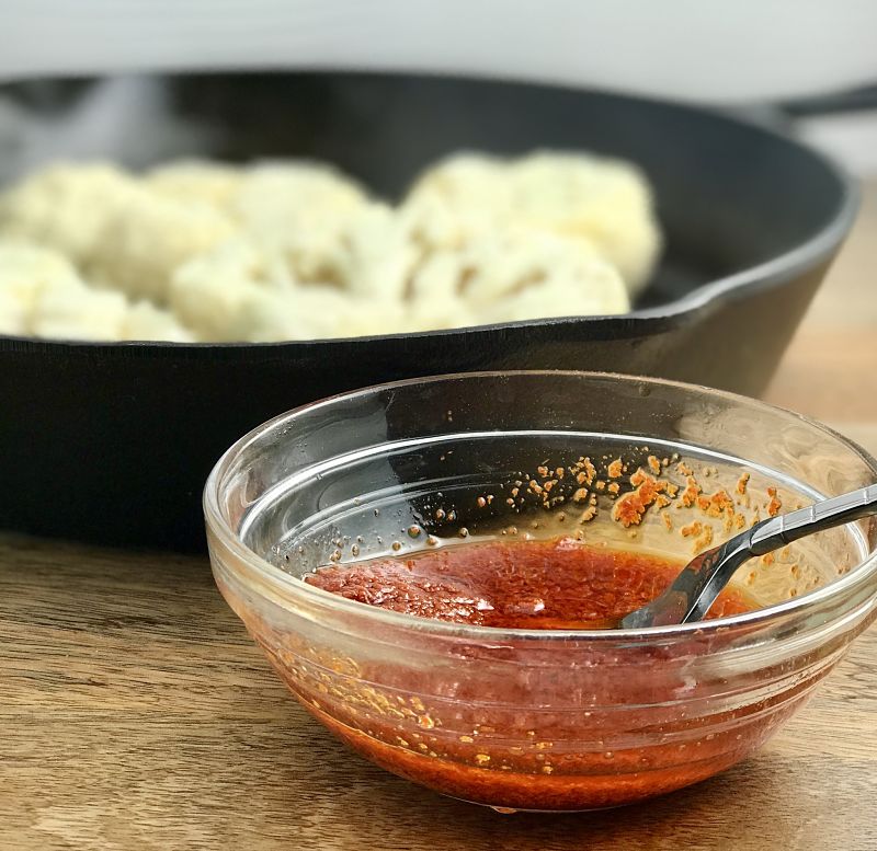 Red Thai Roasted Cauliflower Steaks