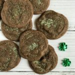 chewy mint chocolate chip cookies