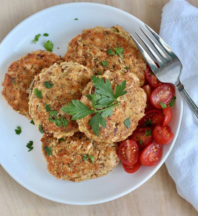 harissa salmon patties