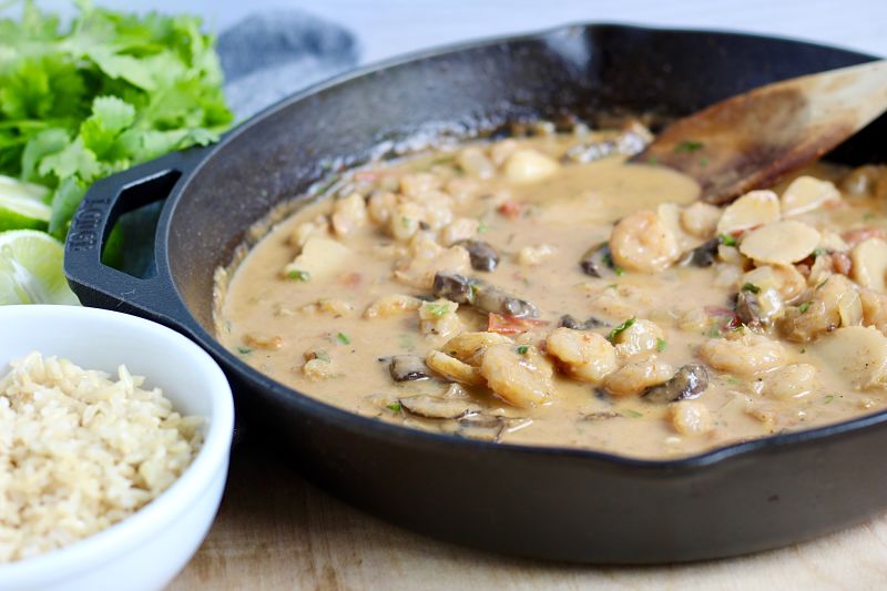 Creamy Red Chili Shrimp Stir Fry Kitchen Gone Rogue