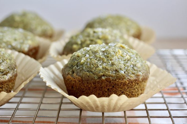 vegan pistachio muffins