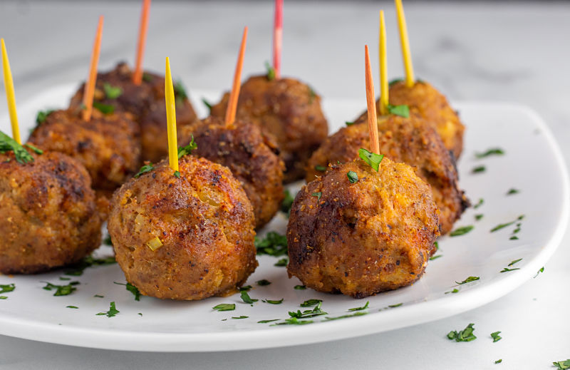 Turkey Chorizo Meatballs