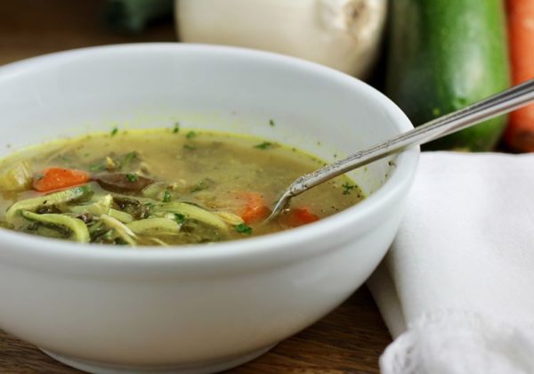 Instant Pot Chicken Zoodle Soup