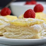 dairy-free lemon raspberry puffs