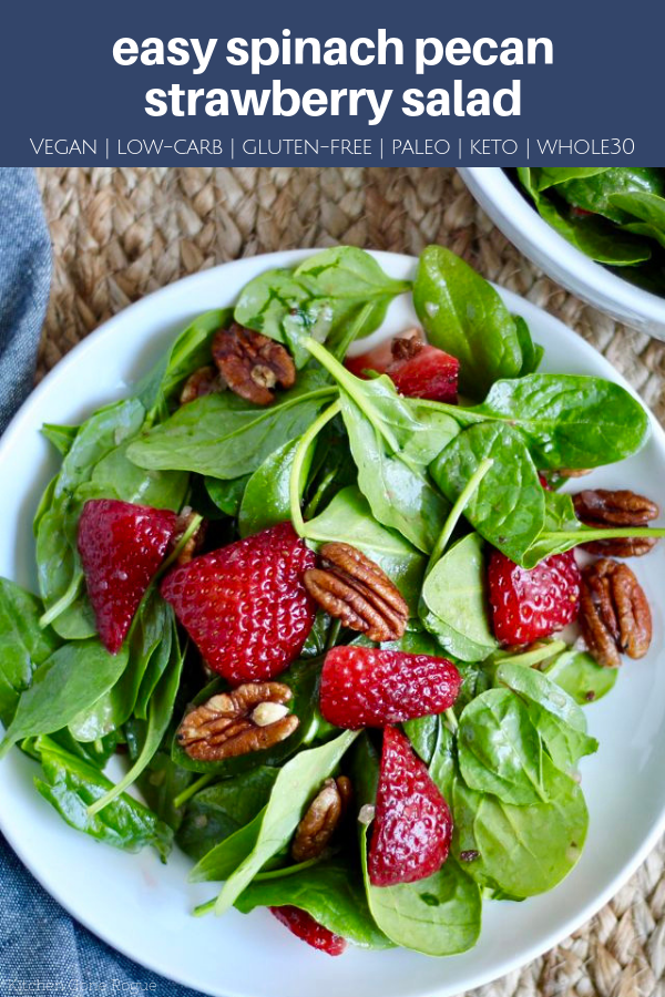 spinach strawberry pecan salad