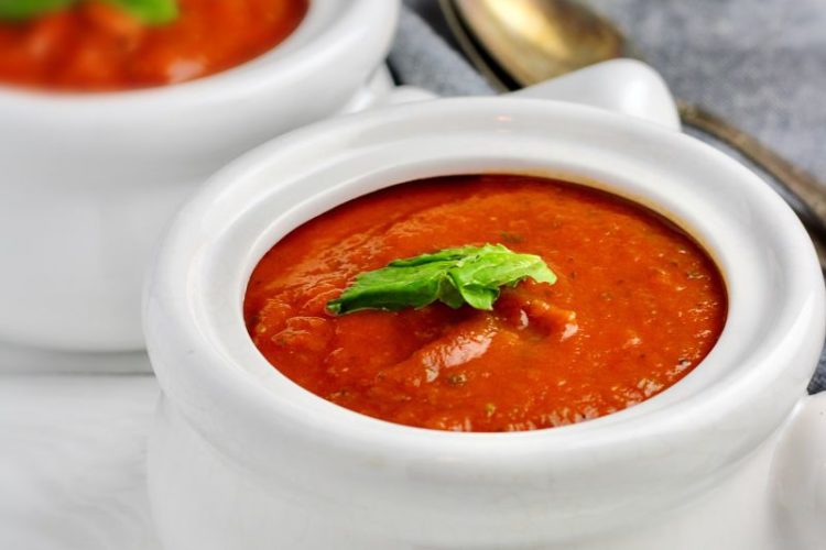 vegan whole30 tomato basil soup