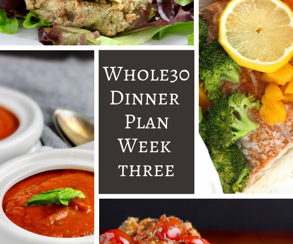 whole30 dinner plan week three