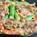 one pan pistachio salmon