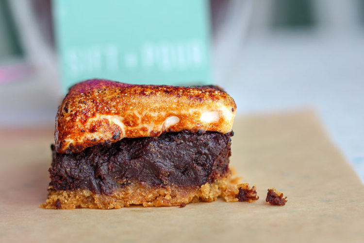 Sift and Pour Bakery S'mores Brownie