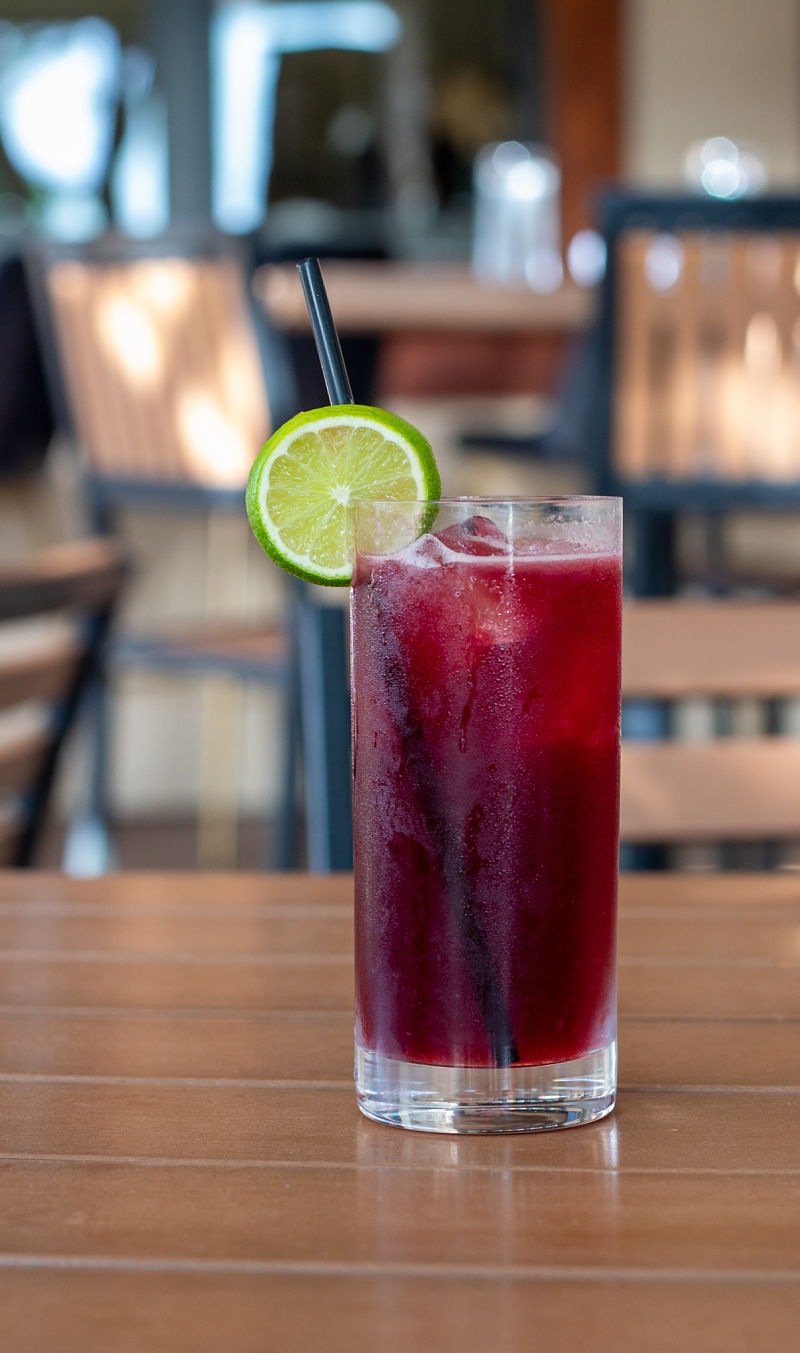 hibiscus gin and tonic the fifth fireside patio and bar richardson tx