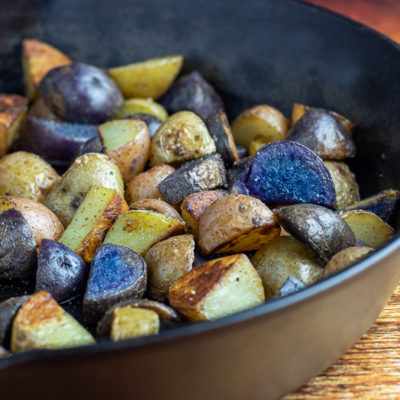 Skillet Roasted Baby Potatoes