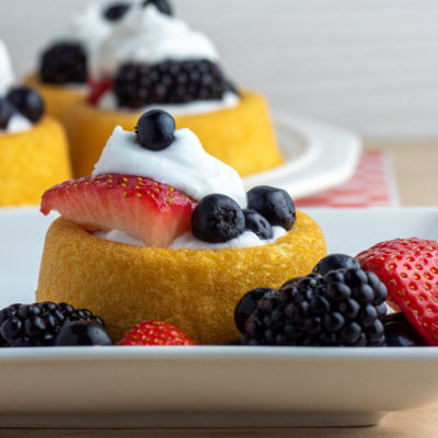 Easy Dairy-Free Berry Shortcakes