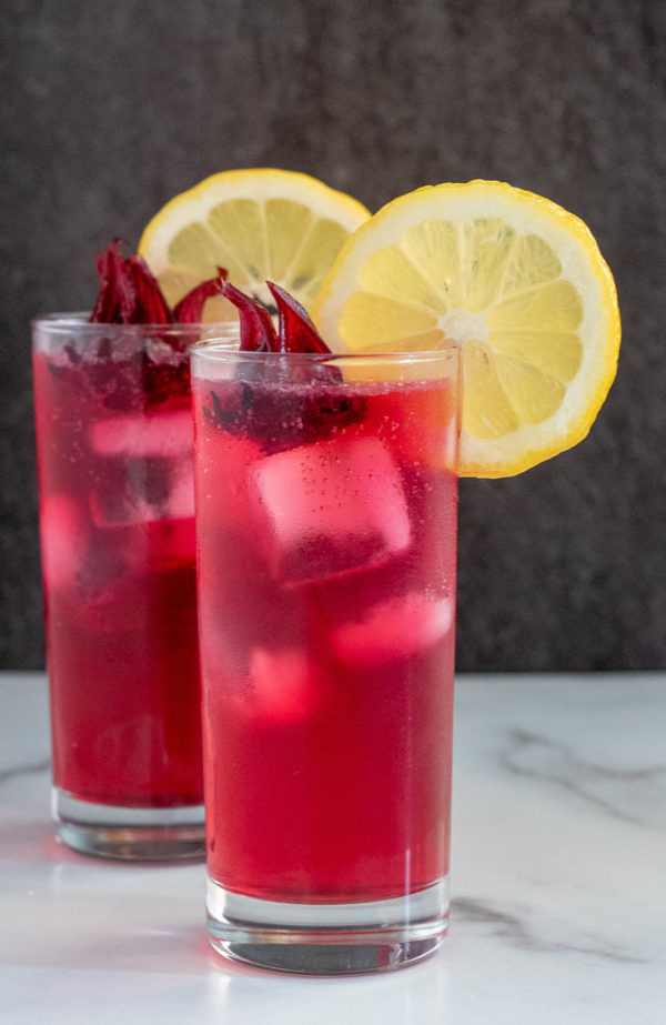 Hibiscus Gin and Tonic Cocktail Recipe