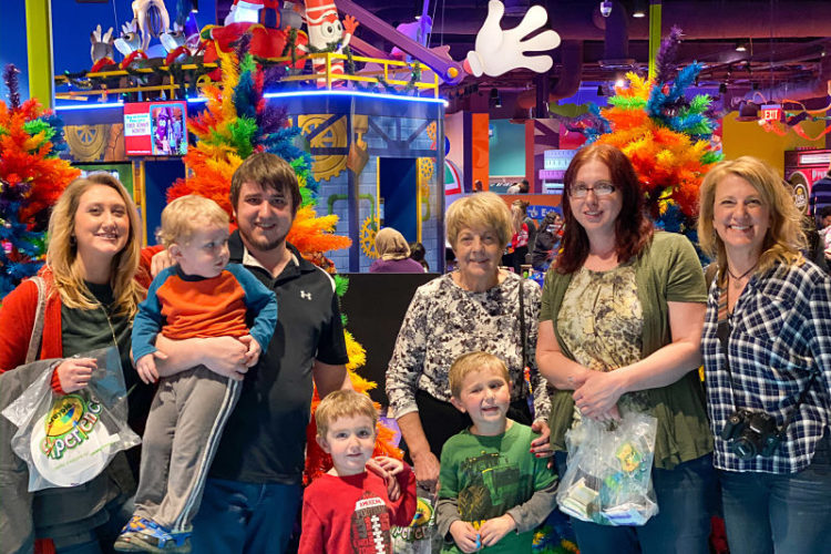 Four Generations at Plano Crayola Experience