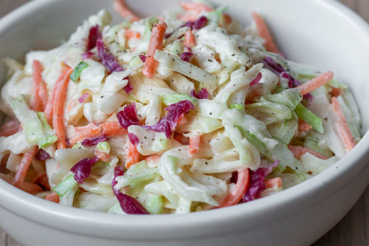 easy 5-minute coleslaw