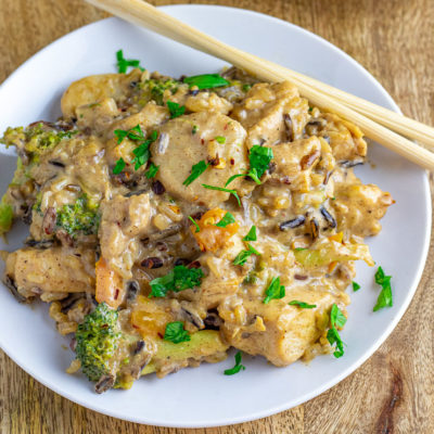 Almond Butter Coconut Curry Chicken