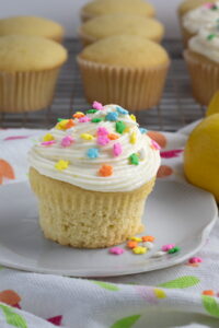 Dairy-Free Lemon Cupcakes