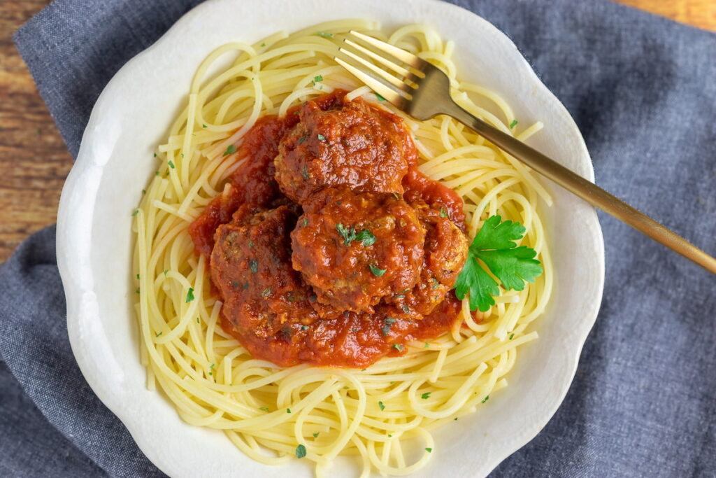 Gluten and Dairy Free Meatballs, Italian Style